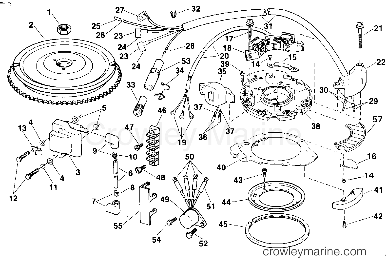 1991 Outboard 30 - J30TEEIC - IGNITION