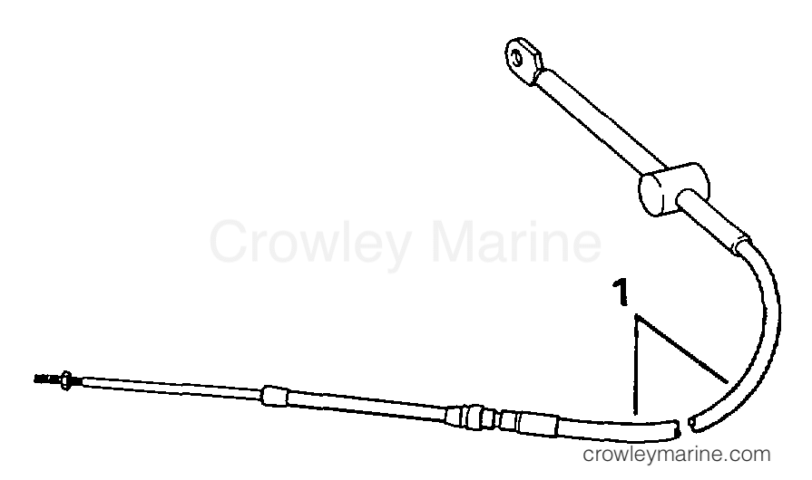 1997 Rigging OMC Stern Drive - All Models - CABLES