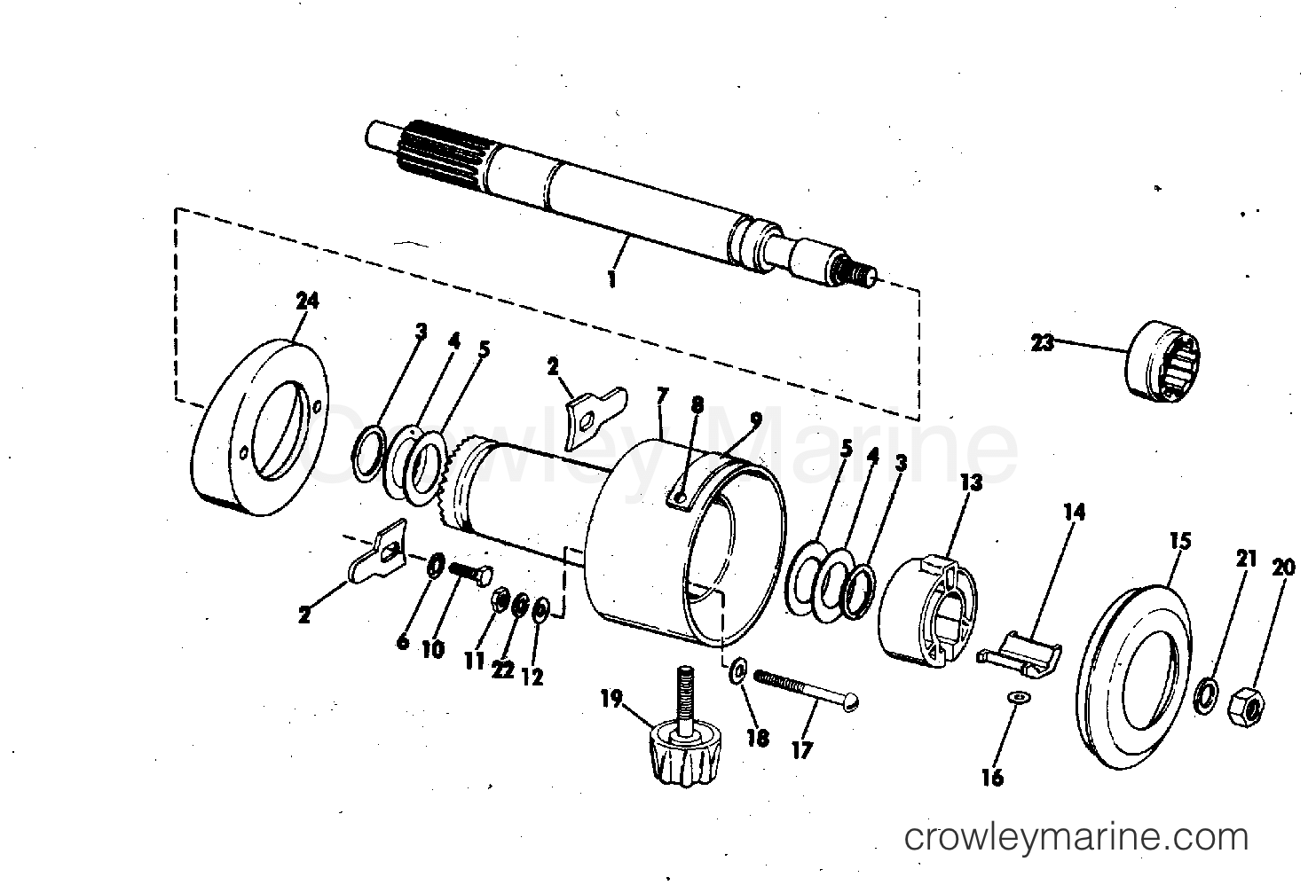 1977 Rigging Accessories - Steering - ROTARY HELM