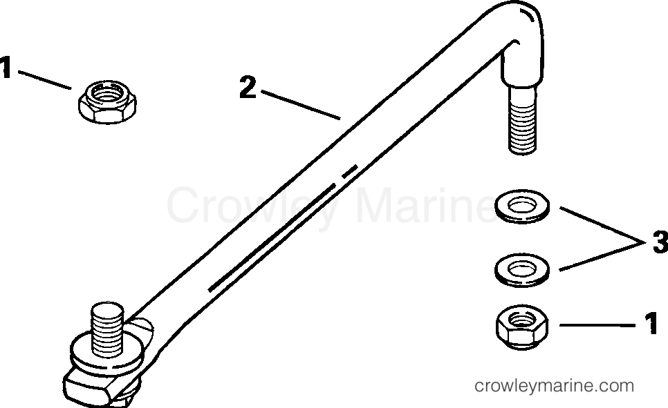 2002 Outboard 250 - E250FPXSNF - STEERING LINK KIT