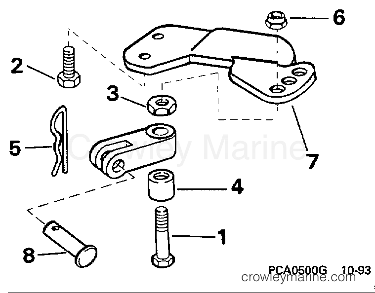 1997 Rigging Accessories - Steering - STEERING CONNECTOR KIT - 5, 6, 8 MODELS