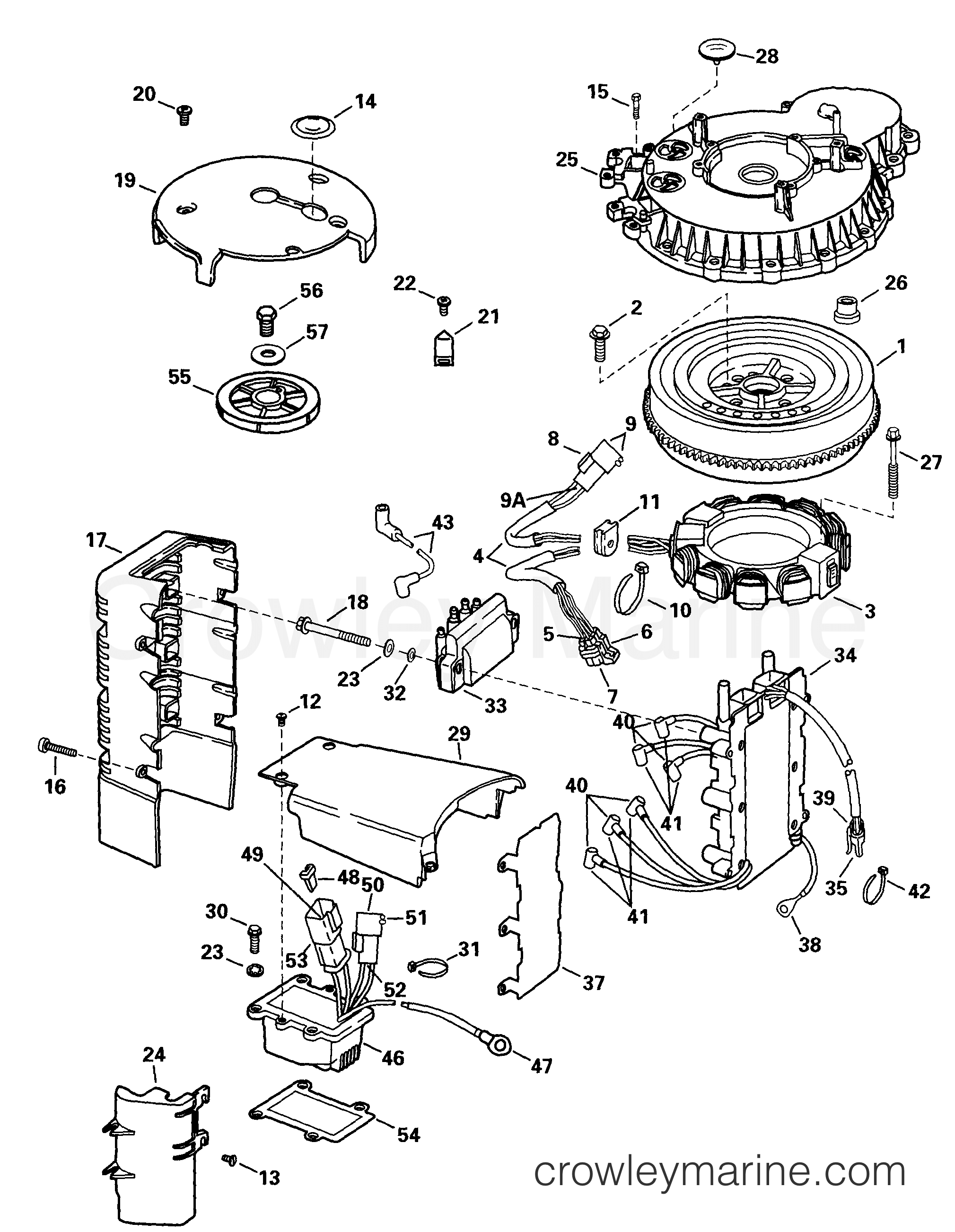 1999 Outboard 150 - J150WPLEES - IGNITION SYSTEM