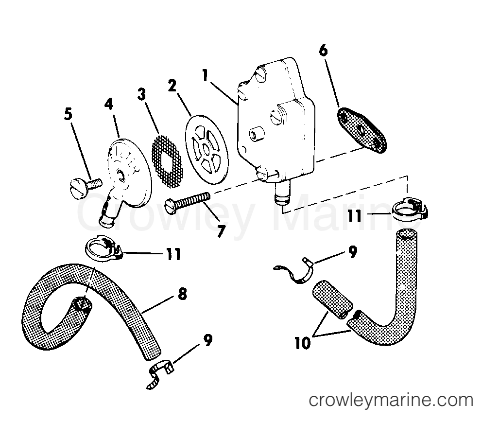 1979 Outboard 35 - 35EL79A - FUEL PUMP