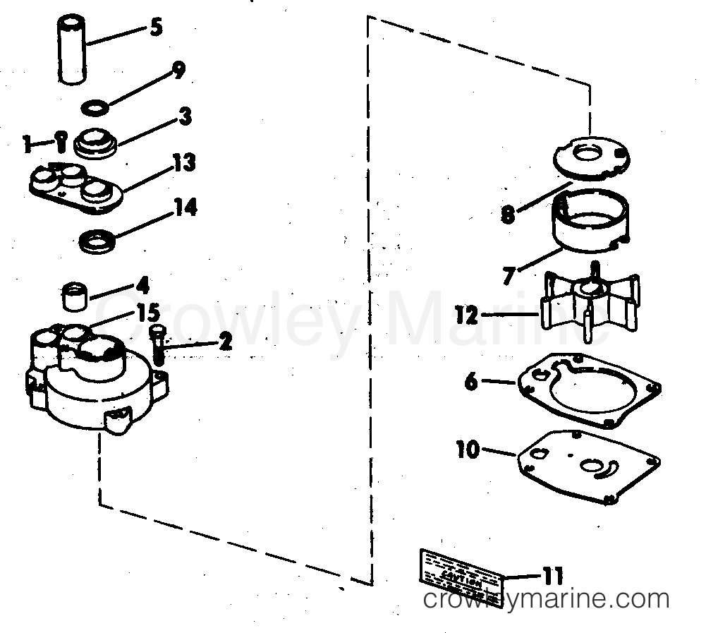 1973 Rigging Accessories - Miscellaneous - CHROME PUMP KITS 65 HP