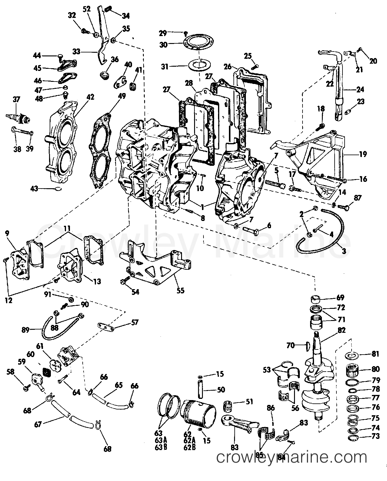 1969 Outboard 20 - 20RL69D - POWERHEAD GROUP