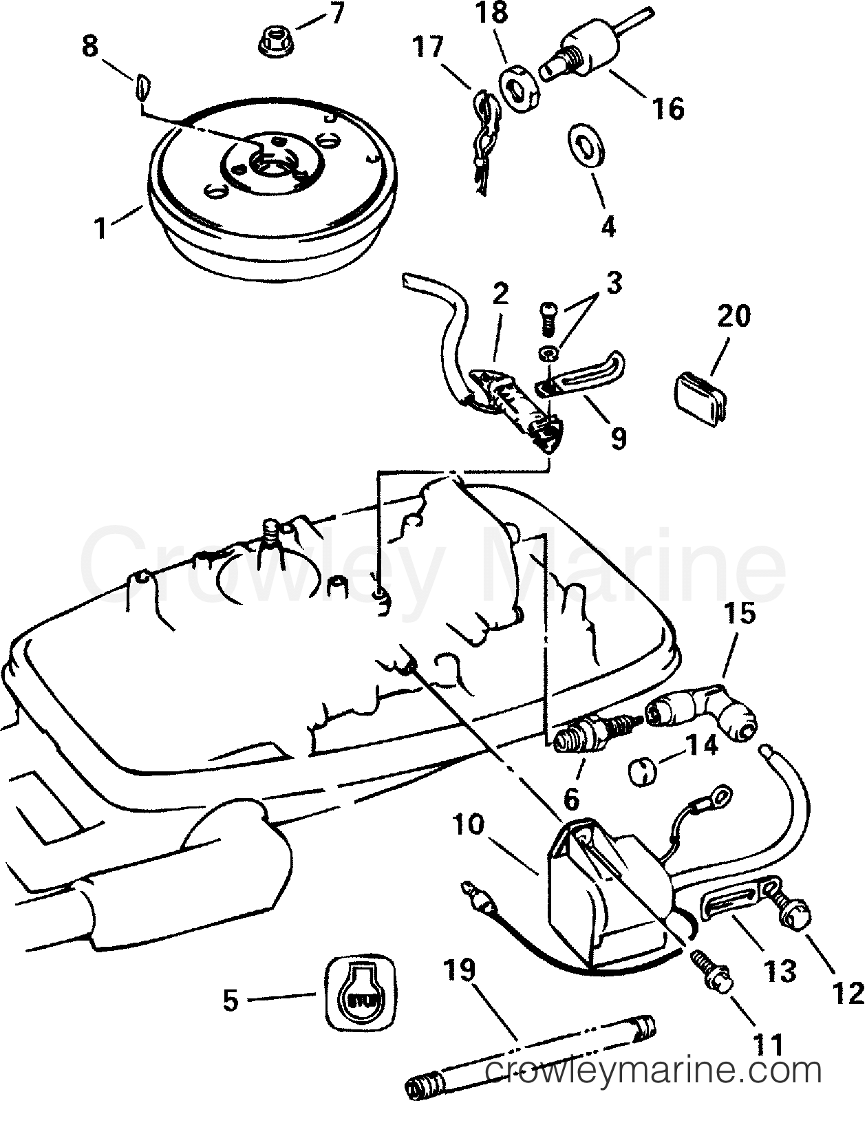 2000 Outboard 5 - J5RSSA - IGNITION SYSTEM