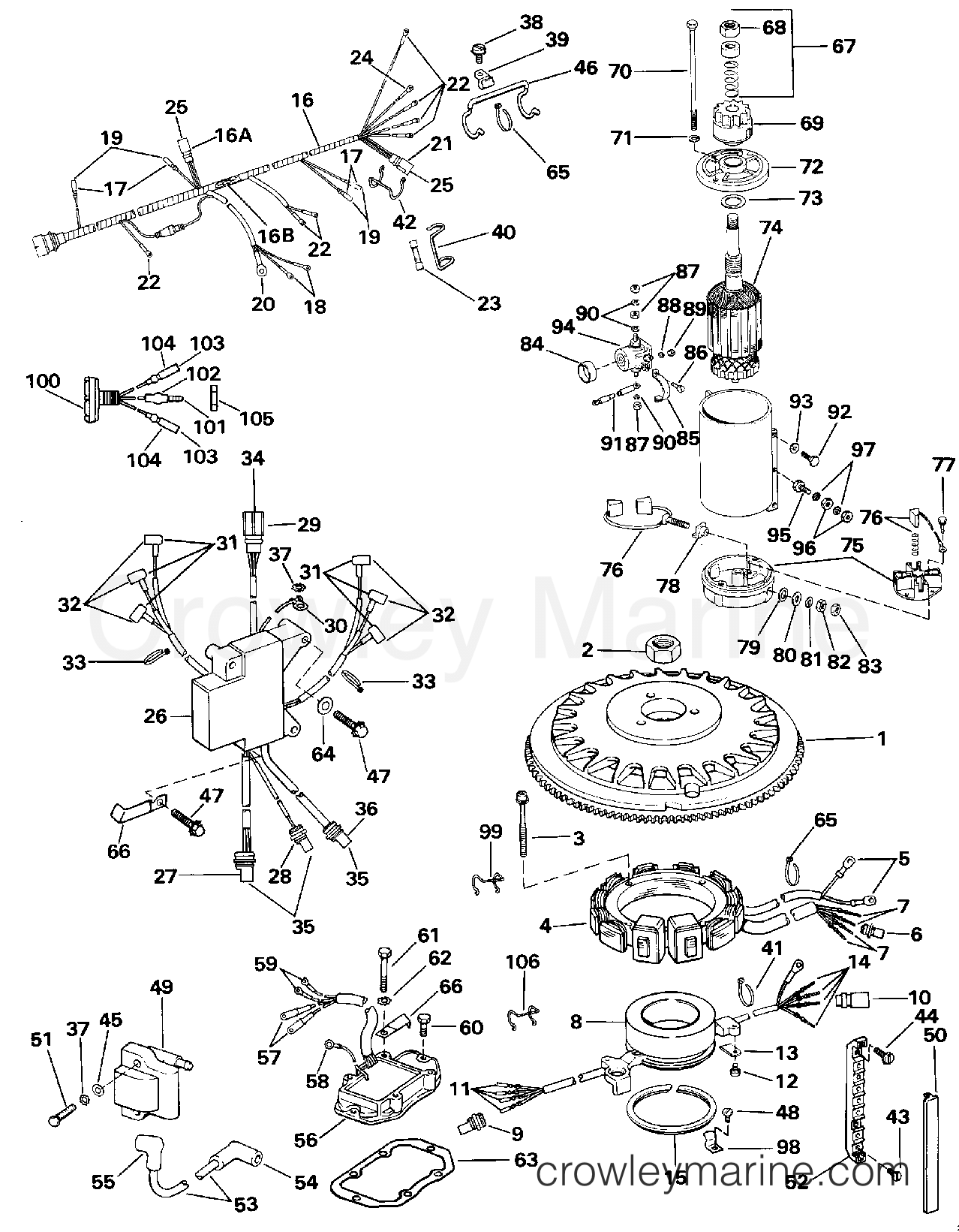 1990 Johnson Outboards 150 - J150STLESB IGNITION SYSTEM section