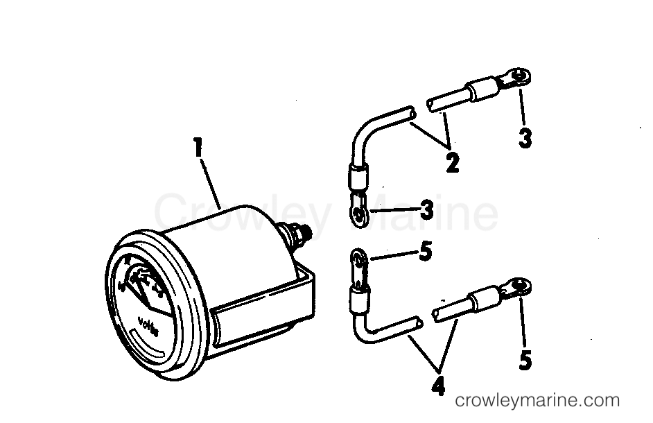 1972 Rigging Accessories - Instruments - BATTERY GENERATOR INDICATOR KIT