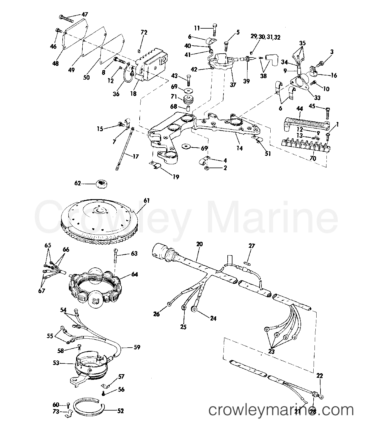 1975 Outboard 115 - 115ESL75E - IGNITION SYSTEM