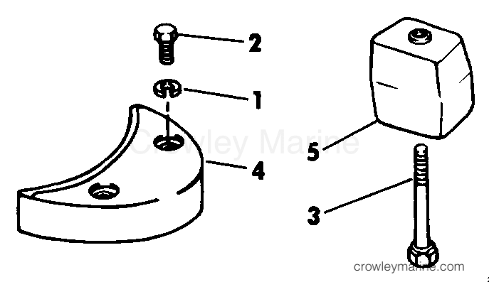 1985 Rigging Accessories - Electrical System - ZINC ANODE KIT V-4 & V-6