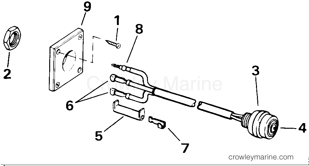 1992 Stern Drive 3.2 - 32DAPEAMH - IGNITION SWITCH