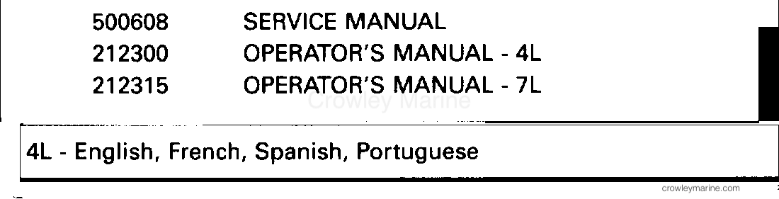 1994 Evinrude Outboards 45 - E45RCERE LITERATURE section