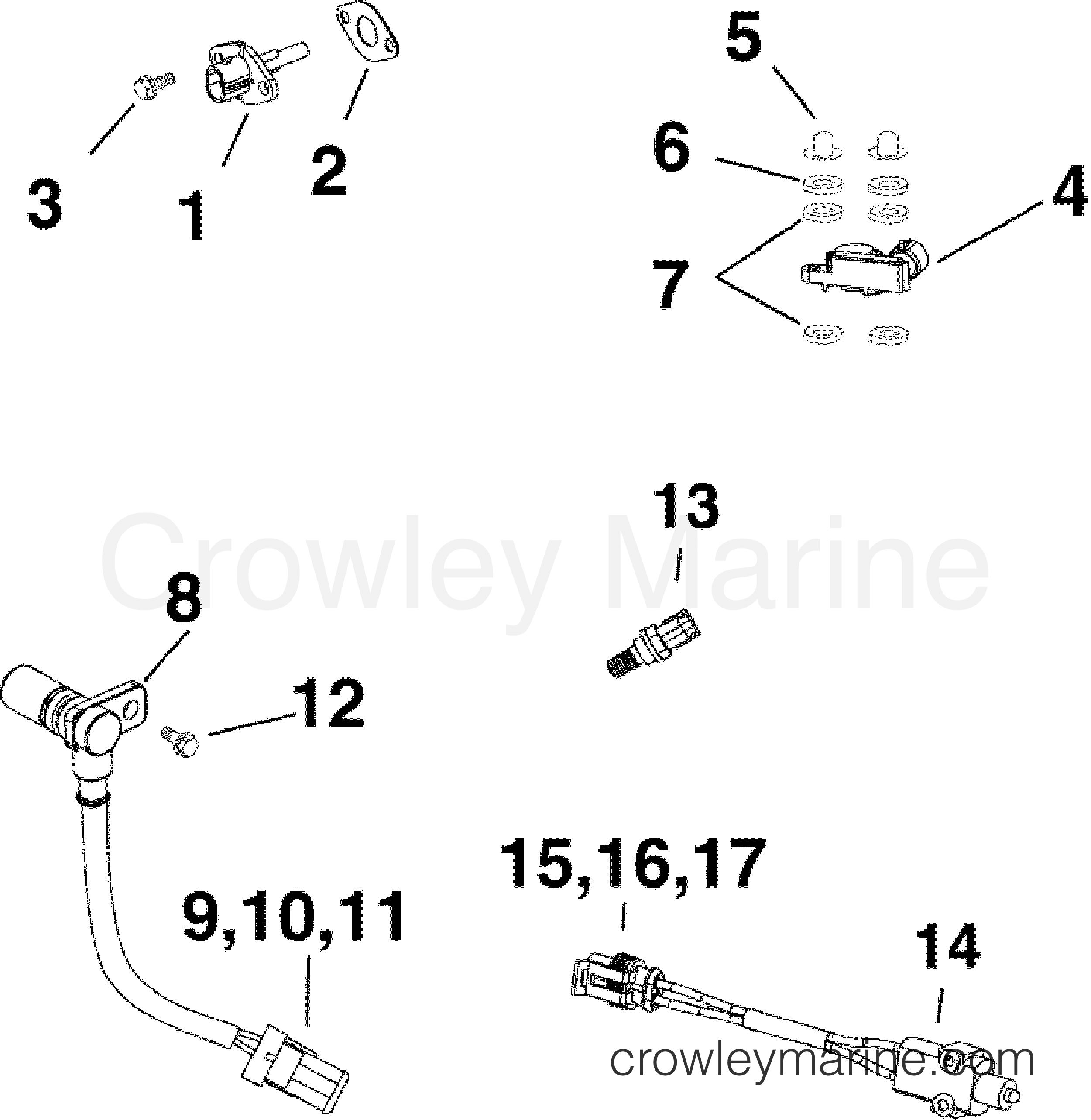 2009 Evinrude Outboards 40 - E40DRLSEE SENSORS section