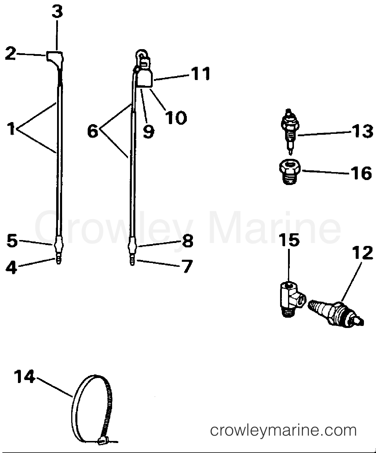 1993 Rigging OMC Stern Drive - All Models - AUDIBLE WARNING KIT - 4.3 MODELS