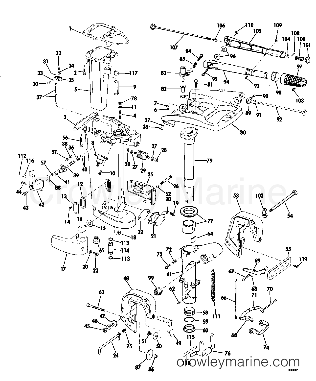 Evinrude Parts Lookup 1979