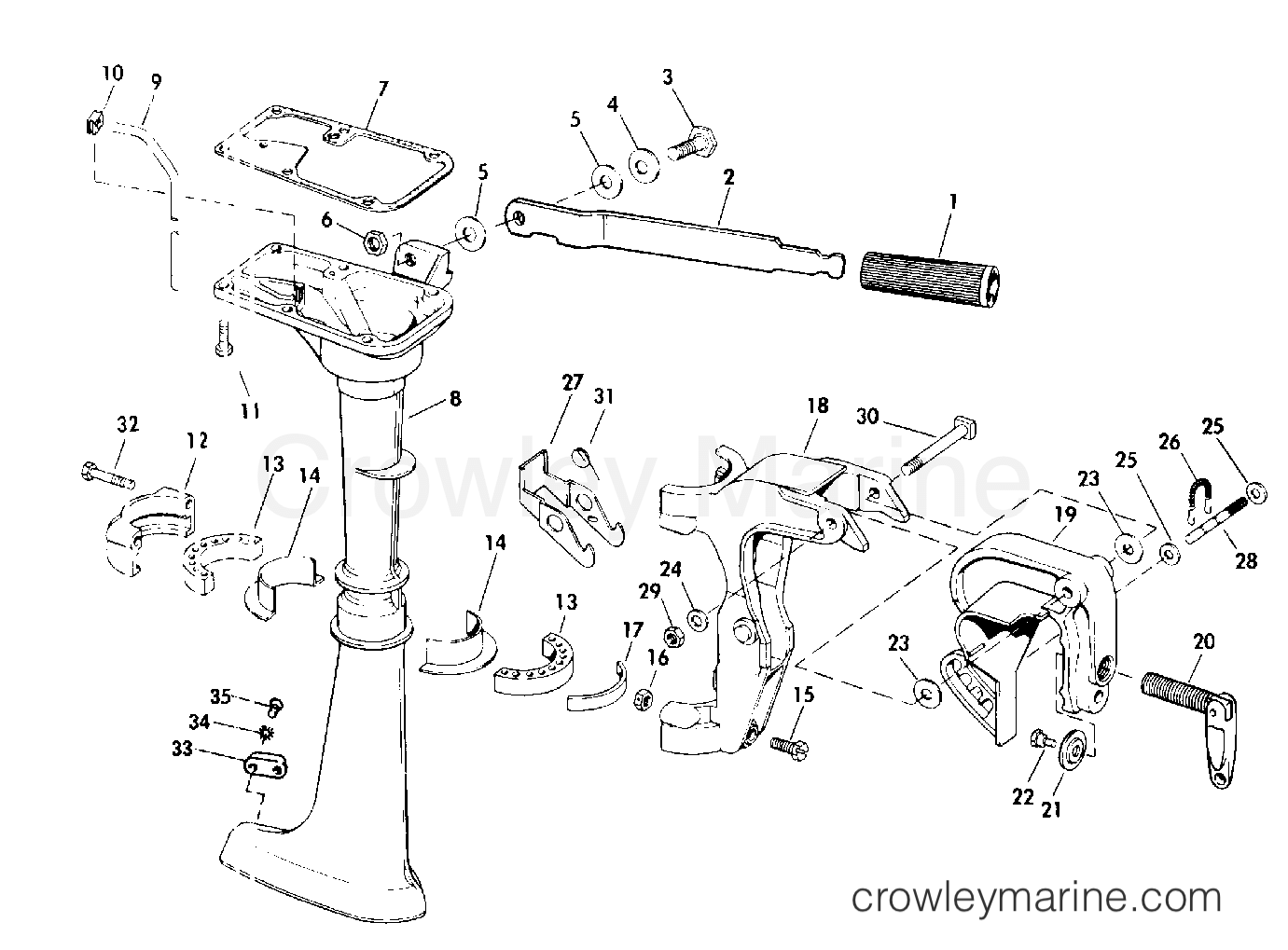 1984 Outboard 2 - E2RCRS - MIDSECTION