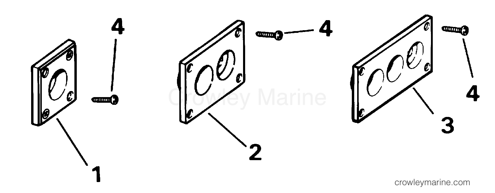 2000 Rigging Accessories - Instruments - BEZEL KITS - IGNITION