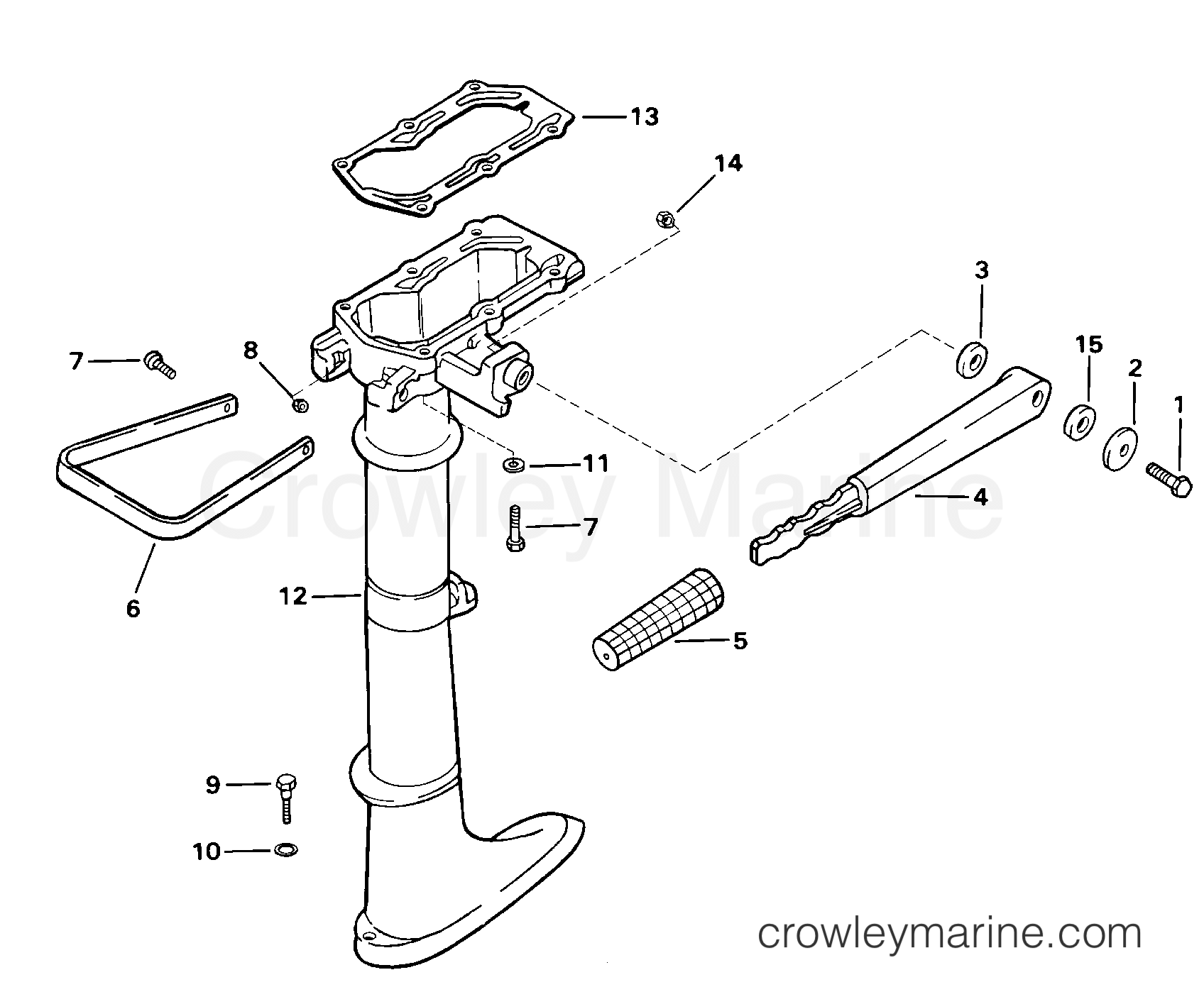 1999 Outboard 2.3 - E2WREES - MIDSECTION