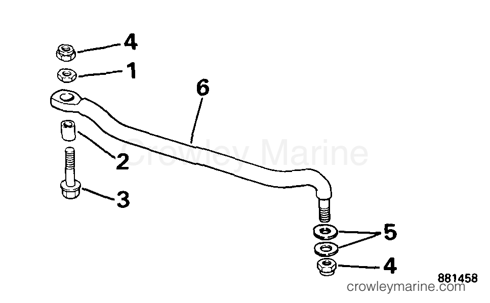 1999 Outboard 40 - J40PLEEA - STEERING LINK KIT