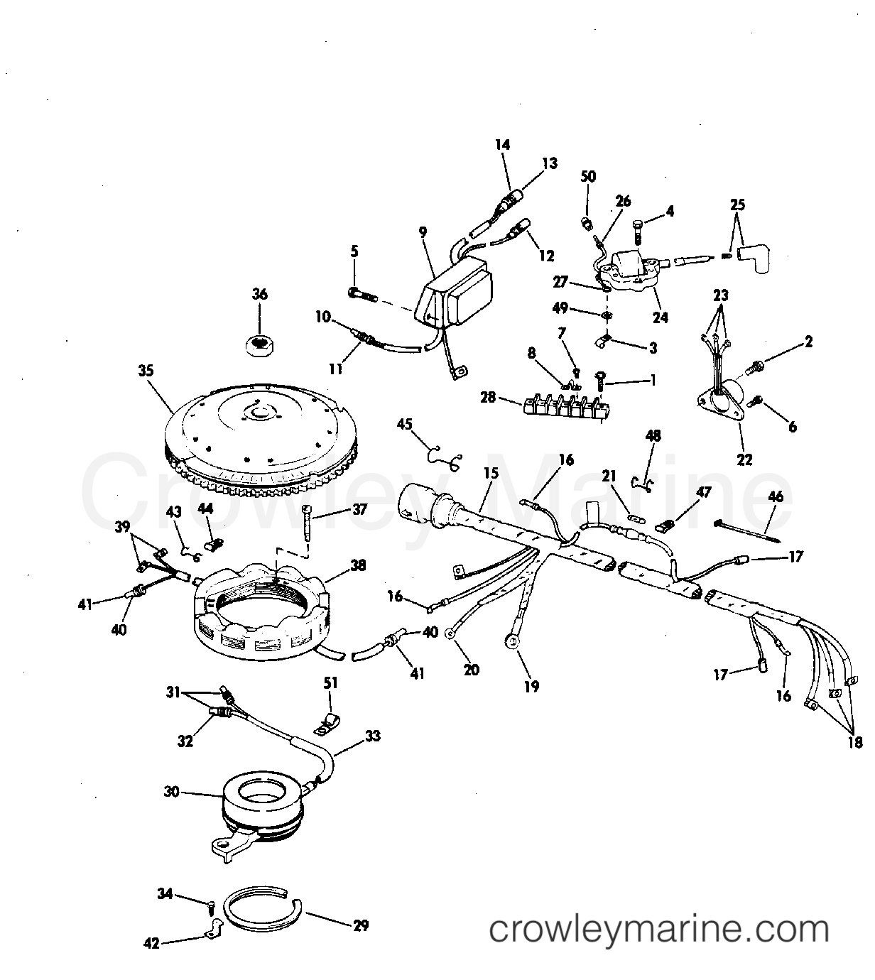 1978 Outboard 85 - 85899C - IGNITION SYSTEM