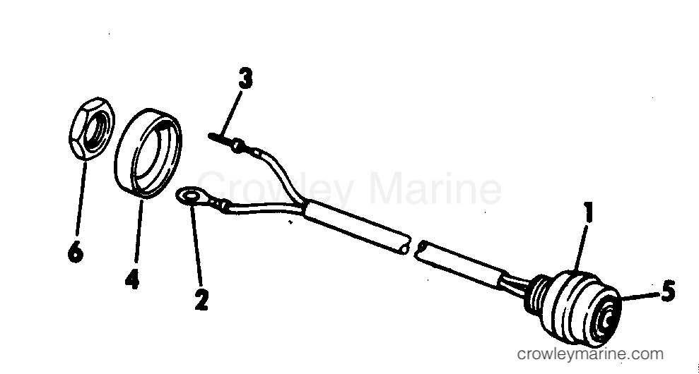 1983 Outboard 25 - E25RSS - SHORTING  SWITCH