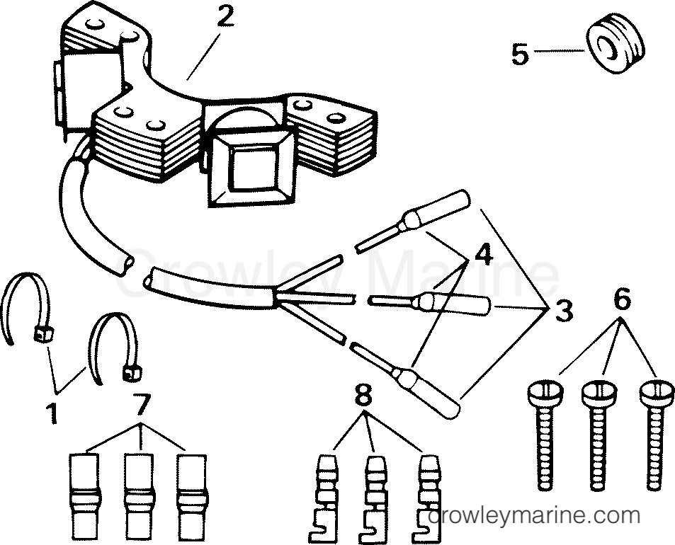 2001-2004 Rigging Parts Accessories - 20-35HP AC LIGHTING KIT section