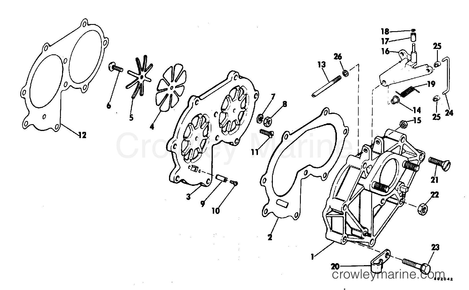 1983 Outboard 25 - J25ECTD - INTAKE MANIFOLD
