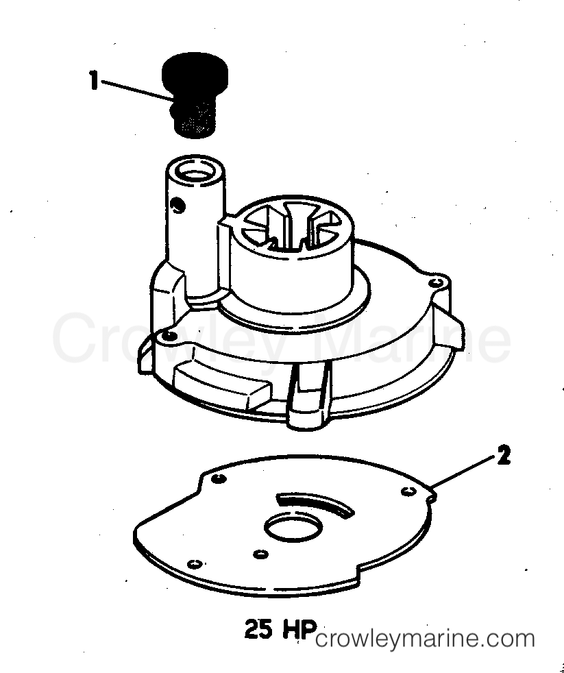 1973 Rigging Accessories - Miscellaneous - CHROME PUMP KITS 25 HP