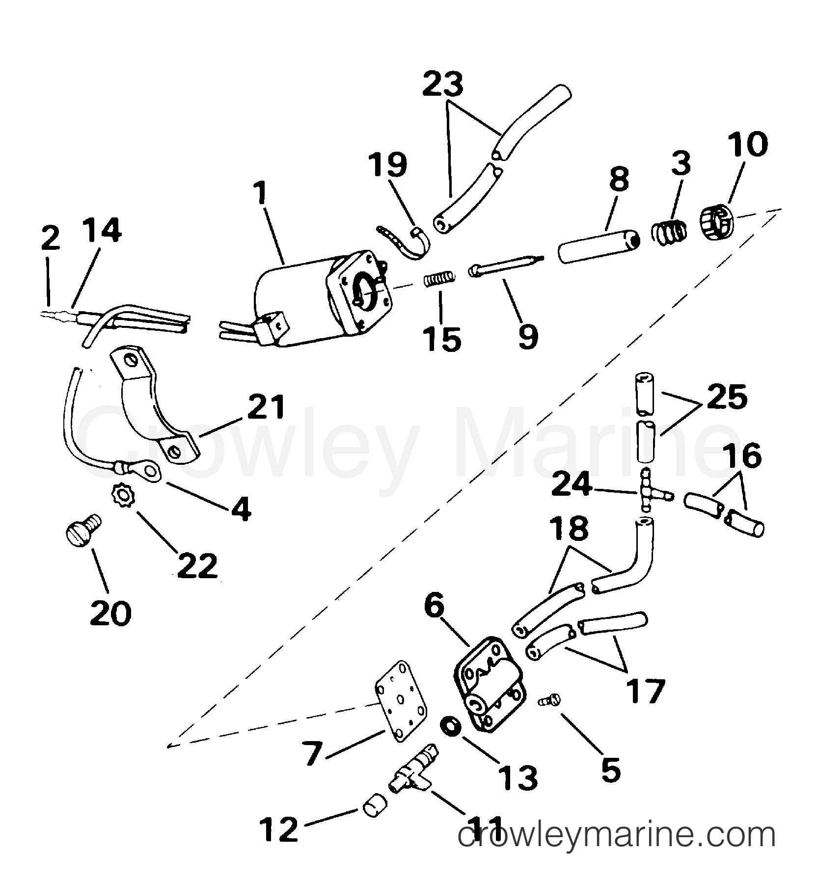 2000 Outboard 65 - J65WELSSC - ELECTRIC PRIMER SYSTEM