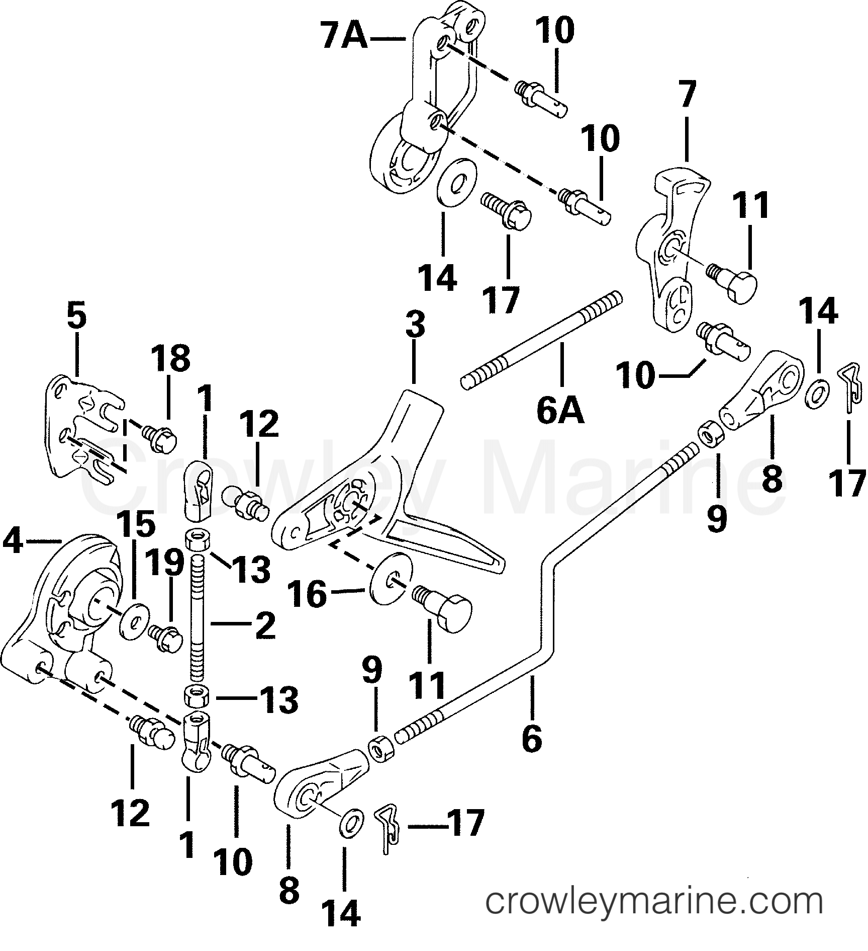 2000 Outboard 25 - E25TE4SSS - THROTTLE CONTROL