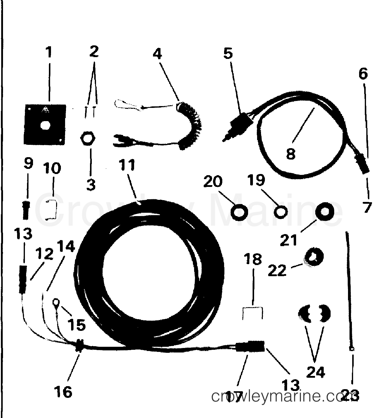 EMERGENCY STOP SWITCH DASH MOUNT 1994 Rigging Accessories