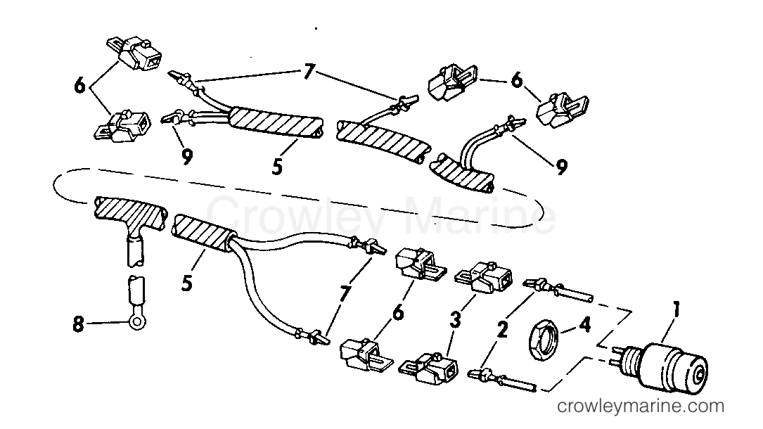 1975 Outboard 40 - 40E75C - SHORTING SWITCH