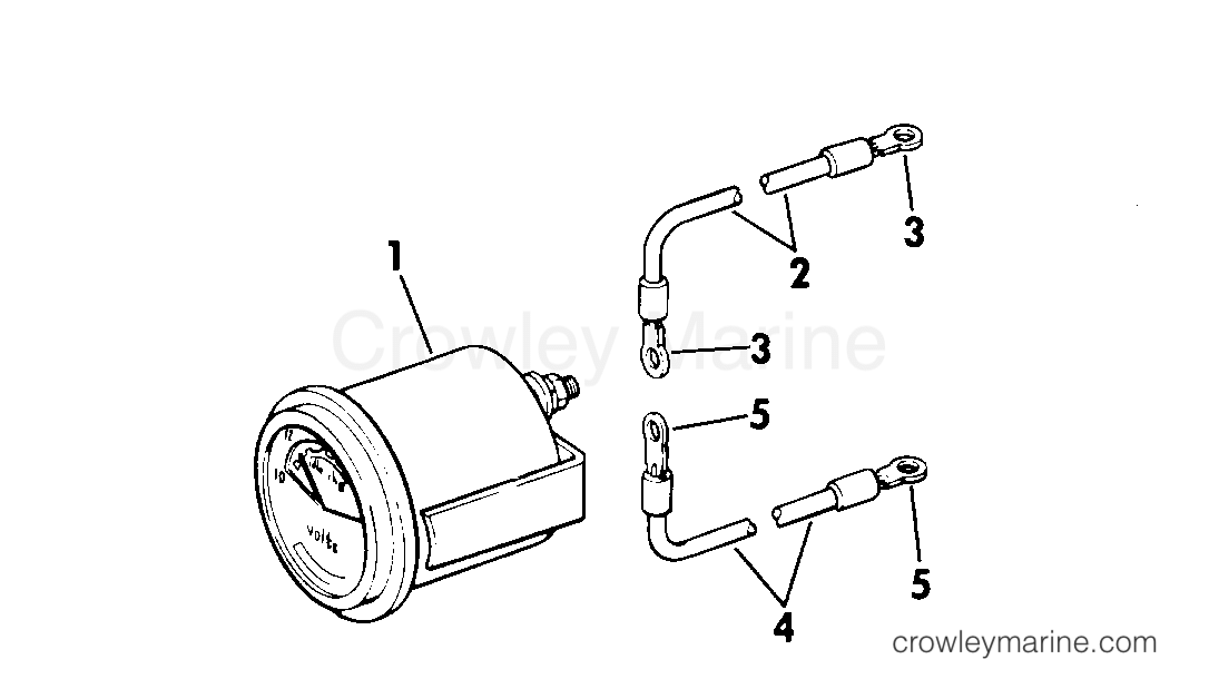 1975 Rigging Accessories - Instruments - BATTERY GENERATOR INDICATOR KIT