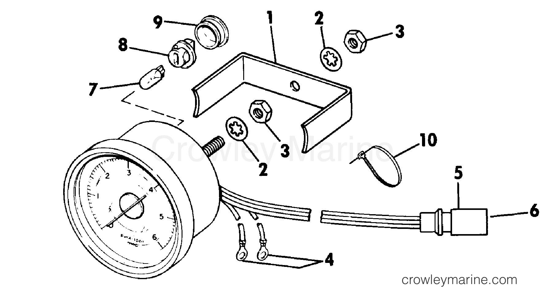 1979 Rigging Accessories - Instruments - TACHOMETER KIT - PLUG IN 70 - 235