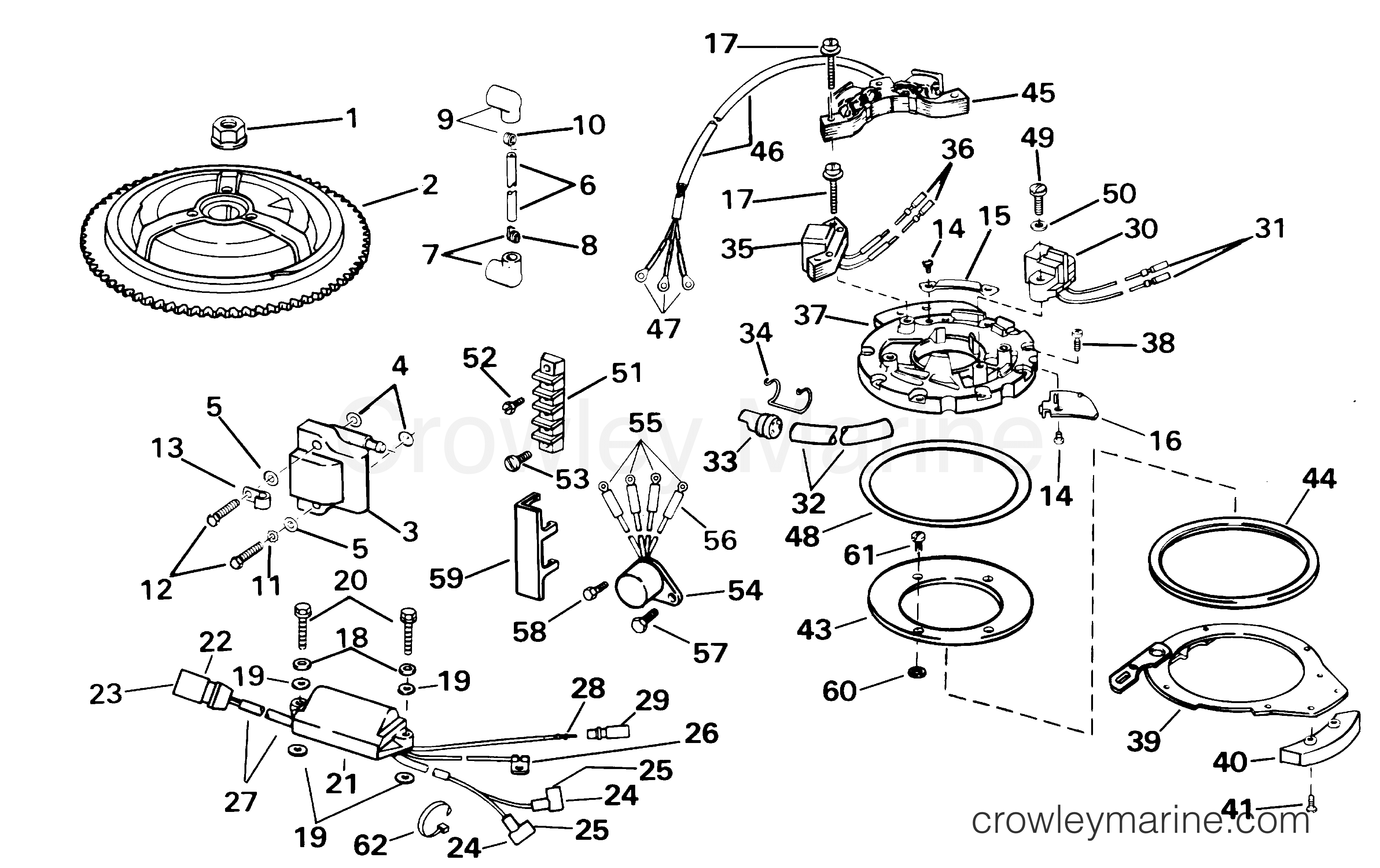 2001 Outboard 25 - J25TESIS - IGNITION
