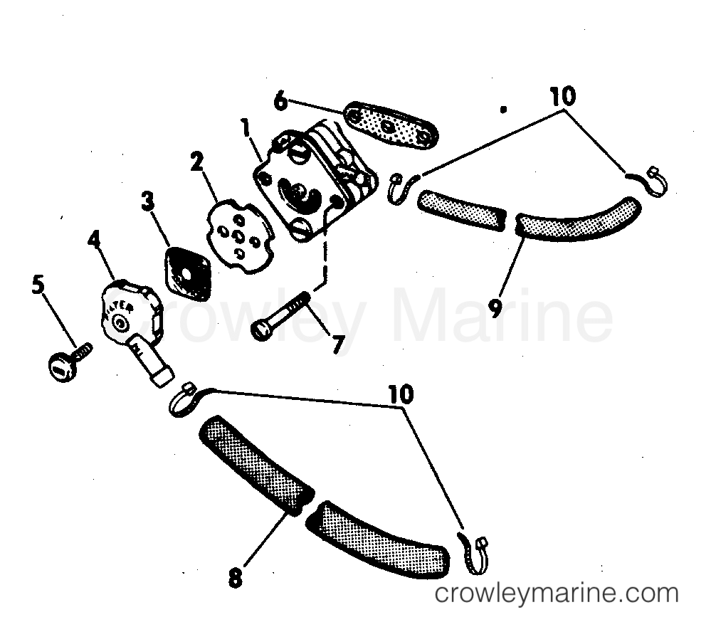 1974 Evinrude Outboards 25 - 25403M - FUEL PUMP