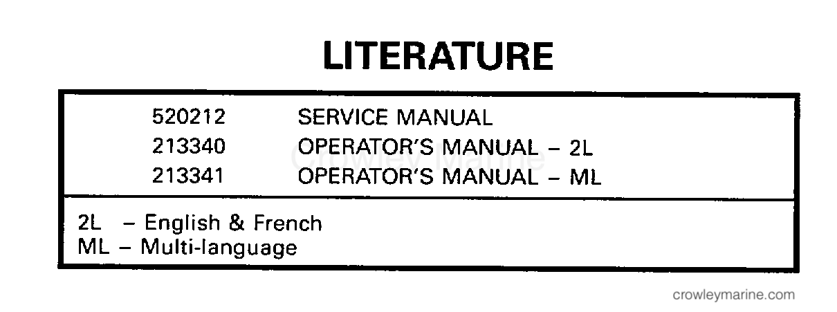 1998 Evinrude Outboards 130 - BE130TLECE LITERATURE section
