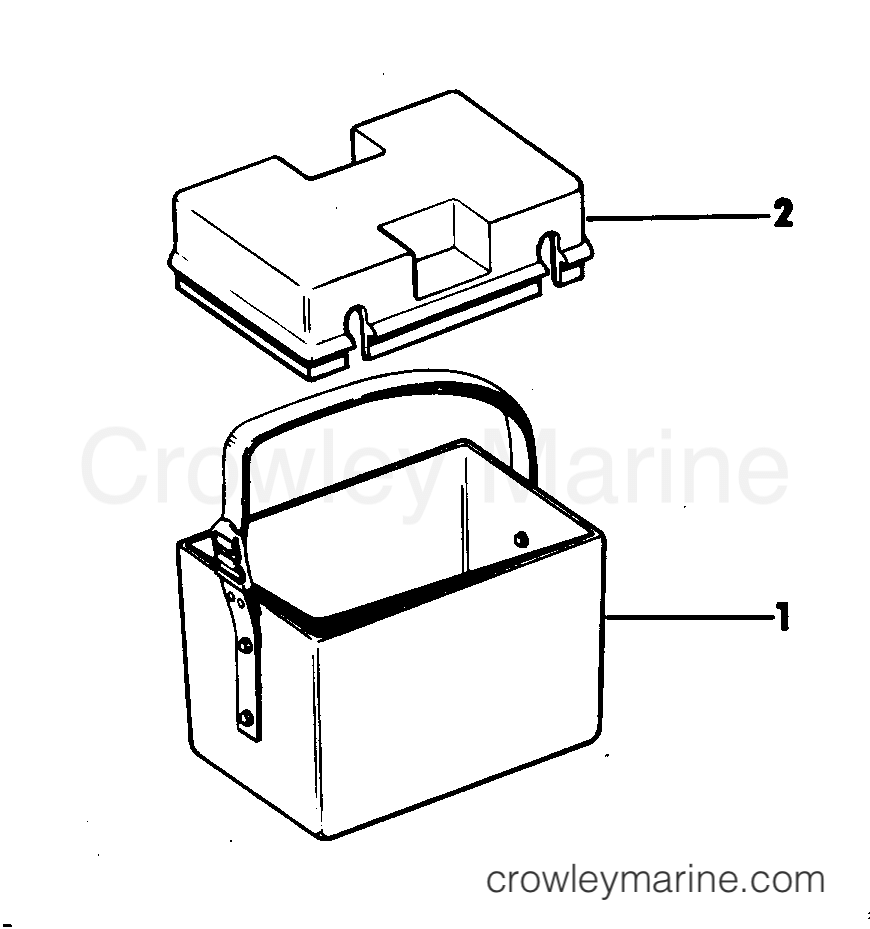 1974 Rigging Accessories - Electrical System - BATTERY BOX KITS