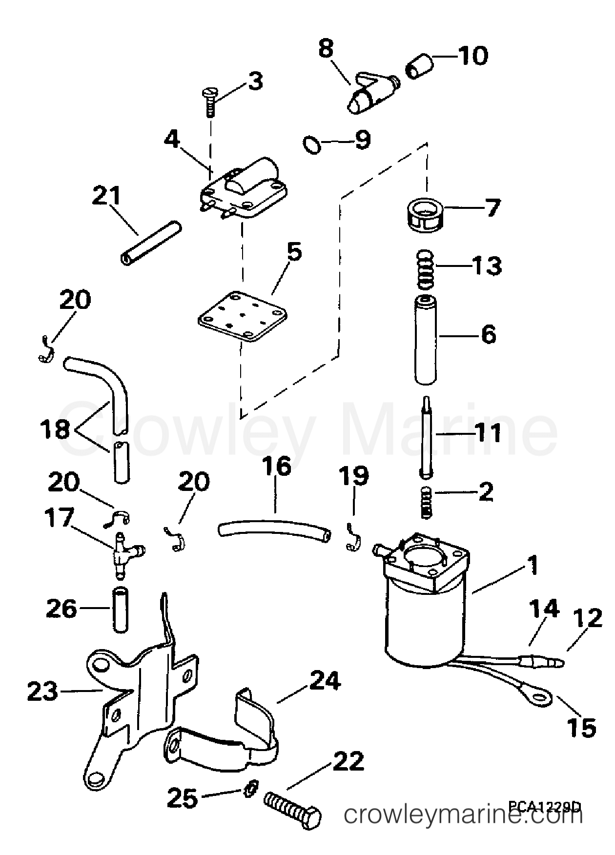 1998 Outboard 8 - E8FRECA - ELECTRIC PRIMER SYSTEM