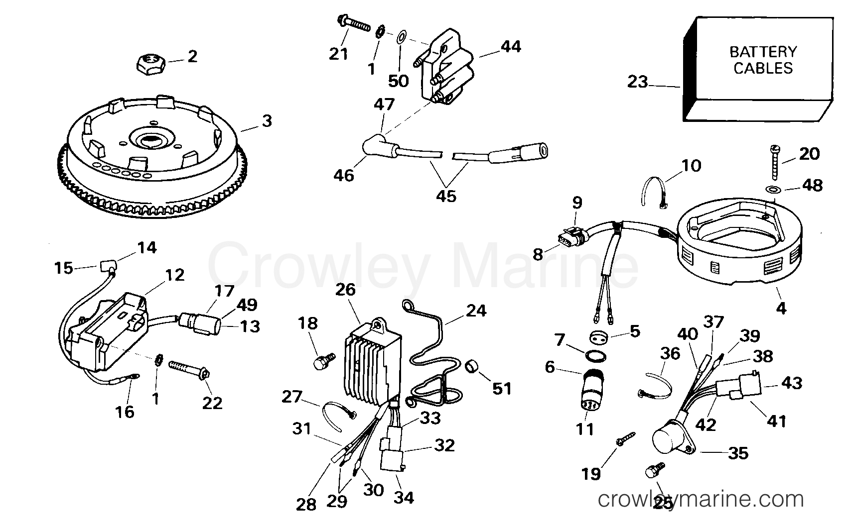 2000 Outboard 10 - E10EVL4SSS - IGNITION - ELECTRIC