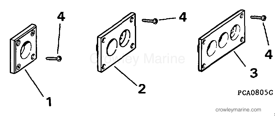 1998 Rigging Accessories - Instruments - BEZEL KITS - IGNITION