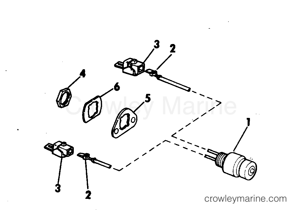 1972 Outboard 20 - 20RL72R - SHORTING SWITCH