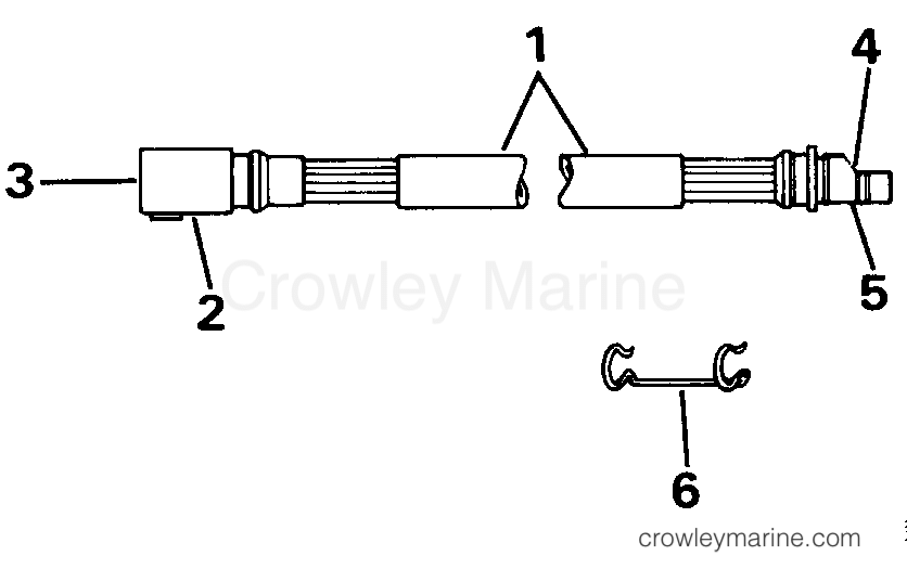 1984 Rigging Accessories - Electrical System - EXTENSION CABLE - TRIM/TILT