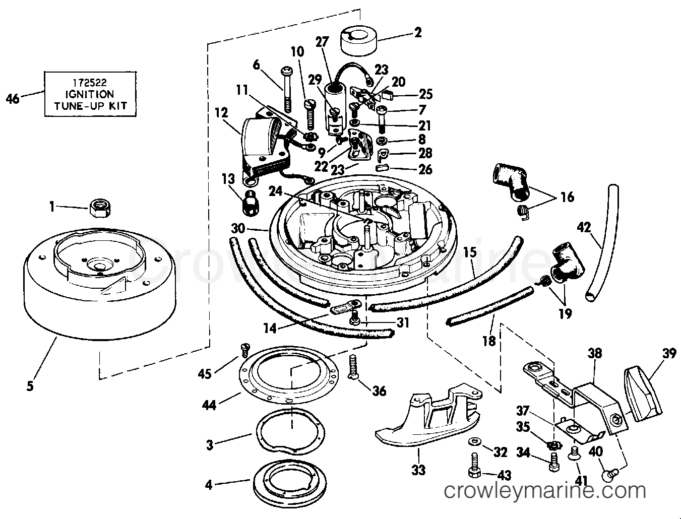 1986 Outboard 4 - J4BRHLCDE - IGNITION