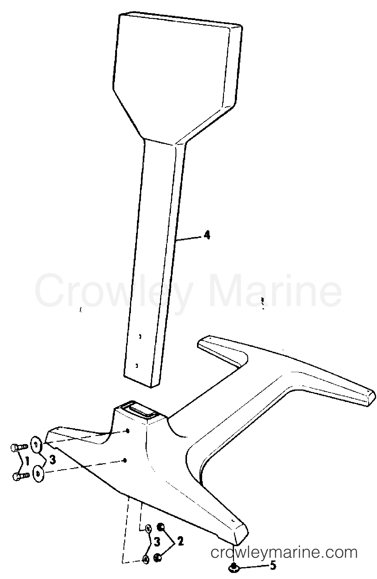 1987 Rigging Accessories - Miscellaneous - ENGINE DISPLAY STAND - 4 THRU 35