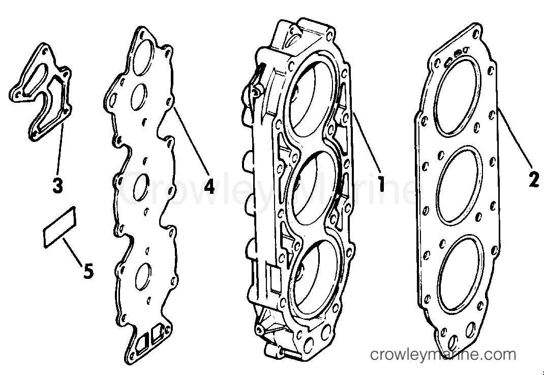 1986 Rigging Accessories - Miscellaneous - CYLINDER HEAD KIT - LOW COMPRESSION 75