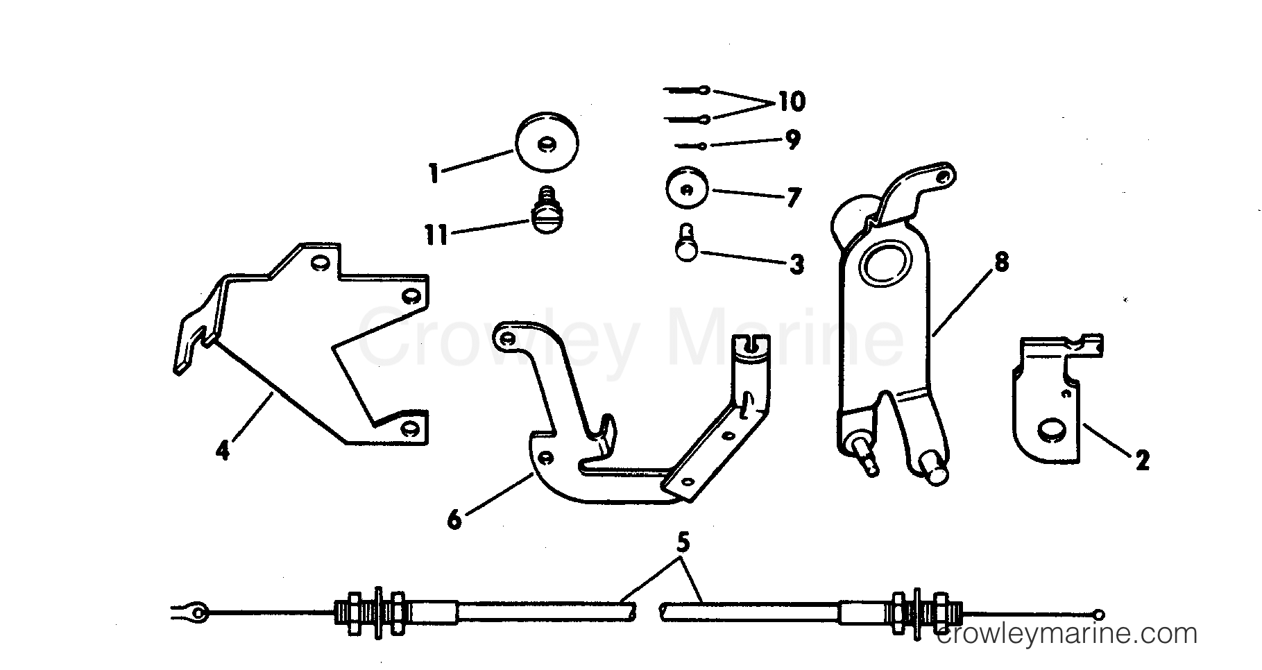 1982 Rigging Accessories - Miscellaneous - TILT LOCK RELEASE KIT 70 - 75