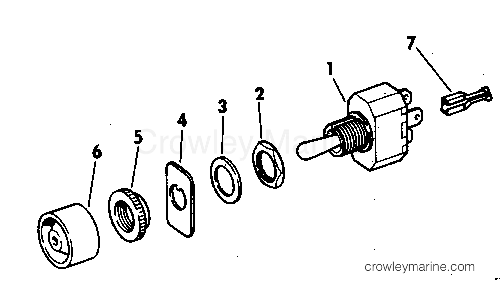 1978 Rigging Accessories - Electrical System - BILGE PUMP SWITCH KIT-MANUAL ON-OFF