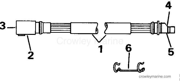 1992 Rigging Accessories - Electrical System - EXTENSION CABLE - TRIM/TILT