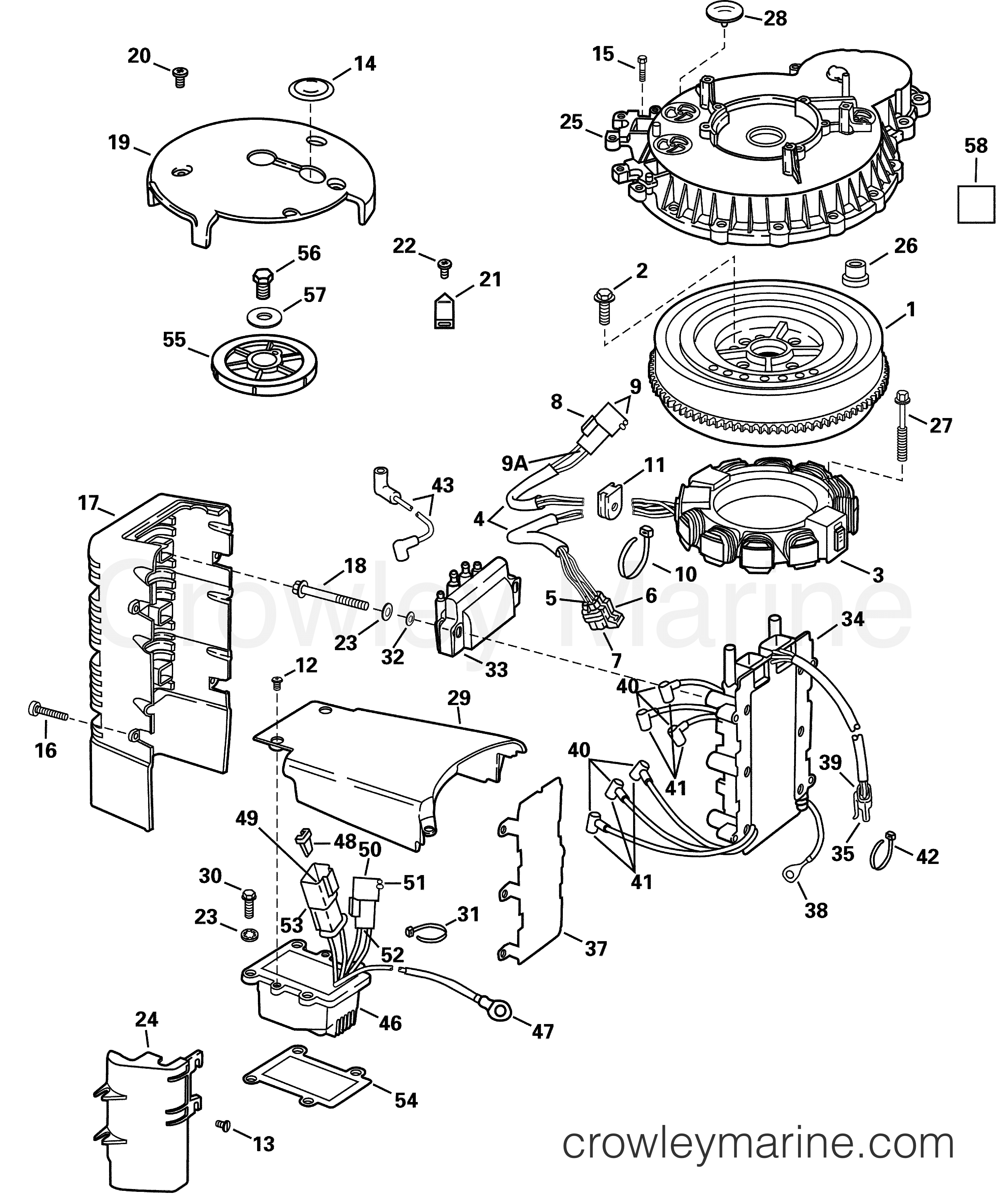 2001 Outboard 150 - J150VLSIF - IGNITION SYSTEM